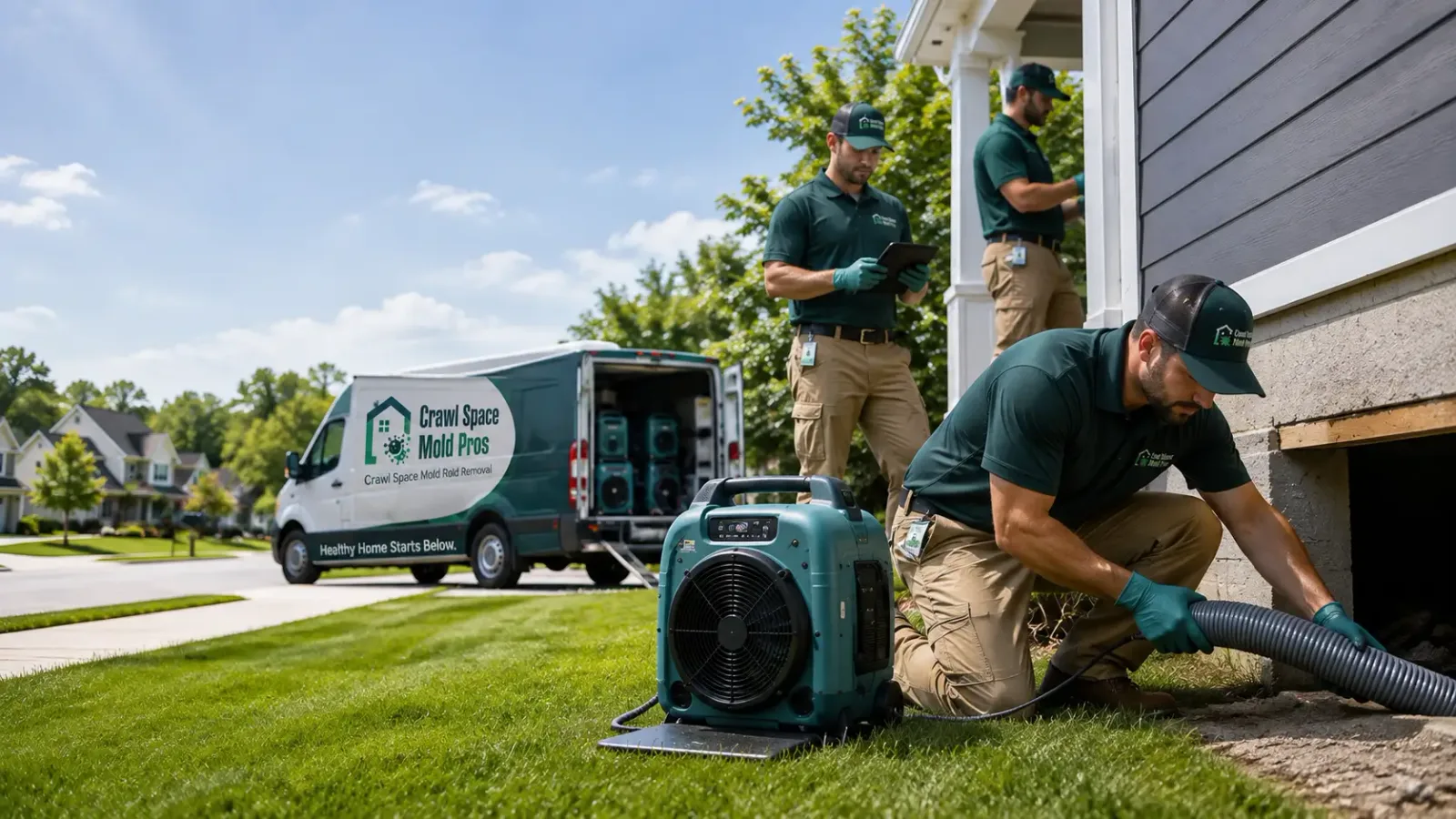 Crawl Space Mold Removal in Trinity Center, CA